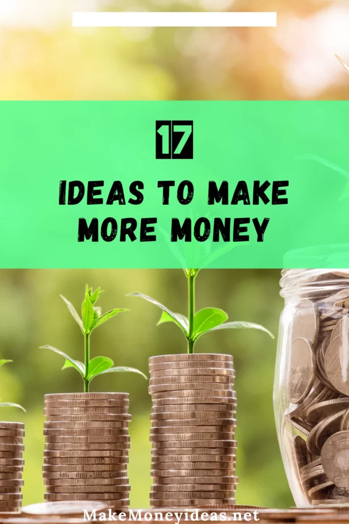 17 ideas to make more money